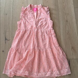 Lilly Pulitzer Pink Eyelet Dress